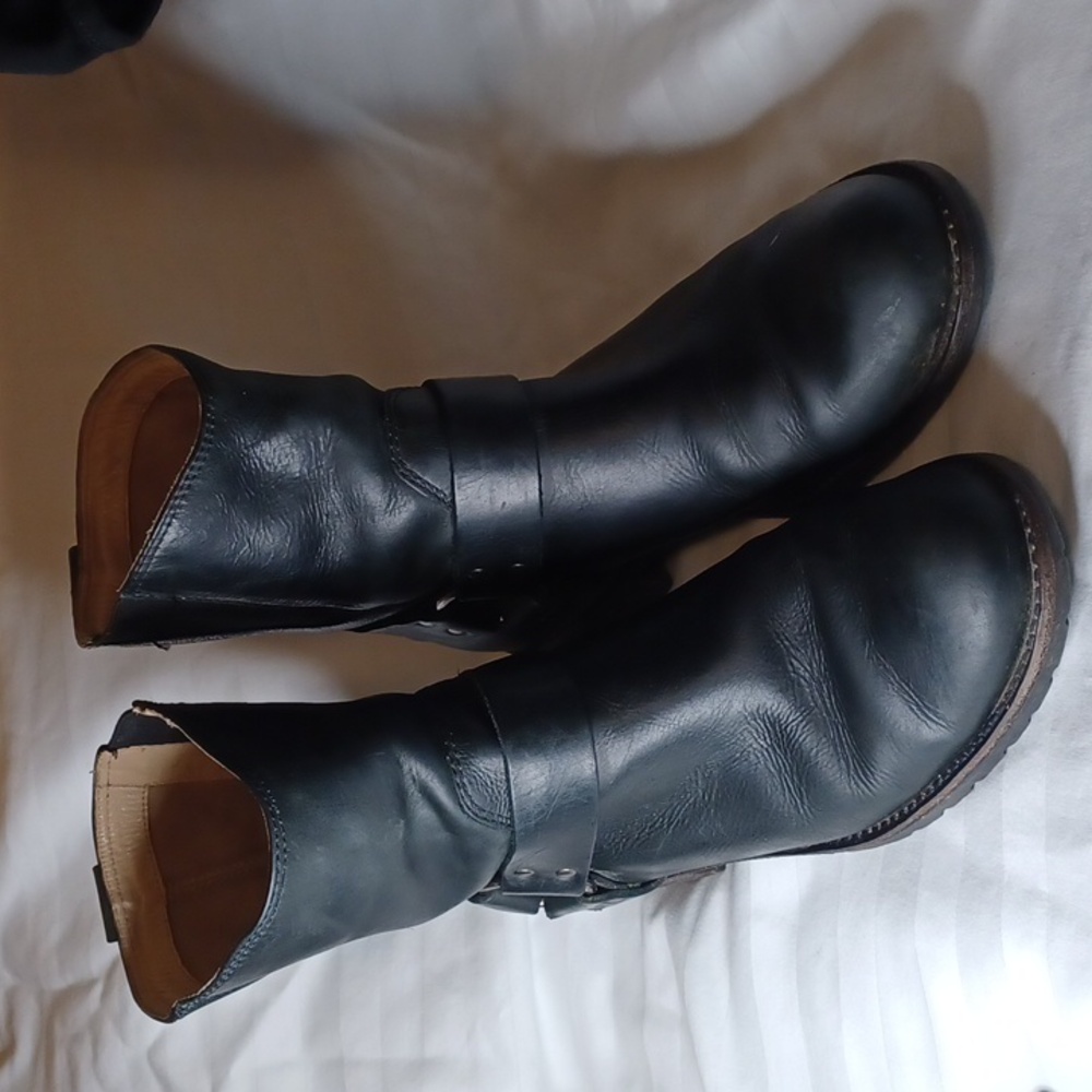 L.L. Bean Black Combat & Moto Boots